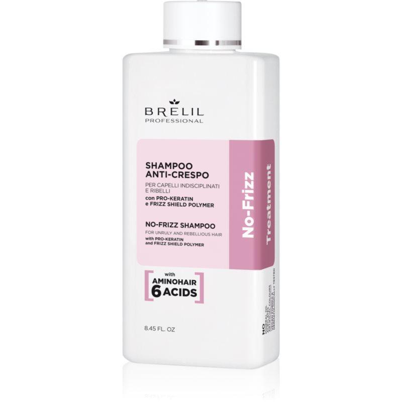 Brelil Professional No Frizz šampon pro nepoddajné a krepatějící se vlasy 250 ml