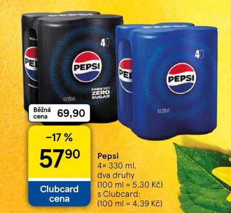 Pepsi, 4× 330 ml