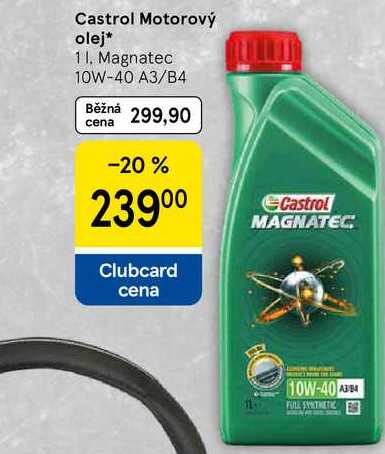 Castrol Motorový olej, 1 l, Magnatec 10W-40 A3/B4 