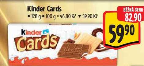 Kinder Cards, 128 g 
