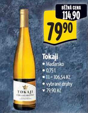 Tokaji, 0,75 l
