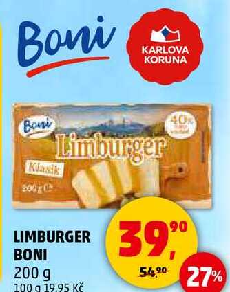 LIMBURGER BONI, 200 g 