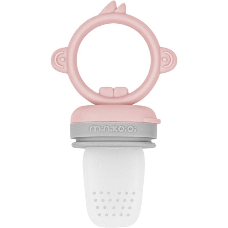 Minikoioi Feeder Teether Pinky Pink/ Powder Grey krmící kousátko Pinky Pink/Powder Grey 1 ks