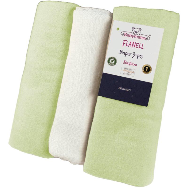 Babymatex Flanell Diaper látkové pleny 3 ks