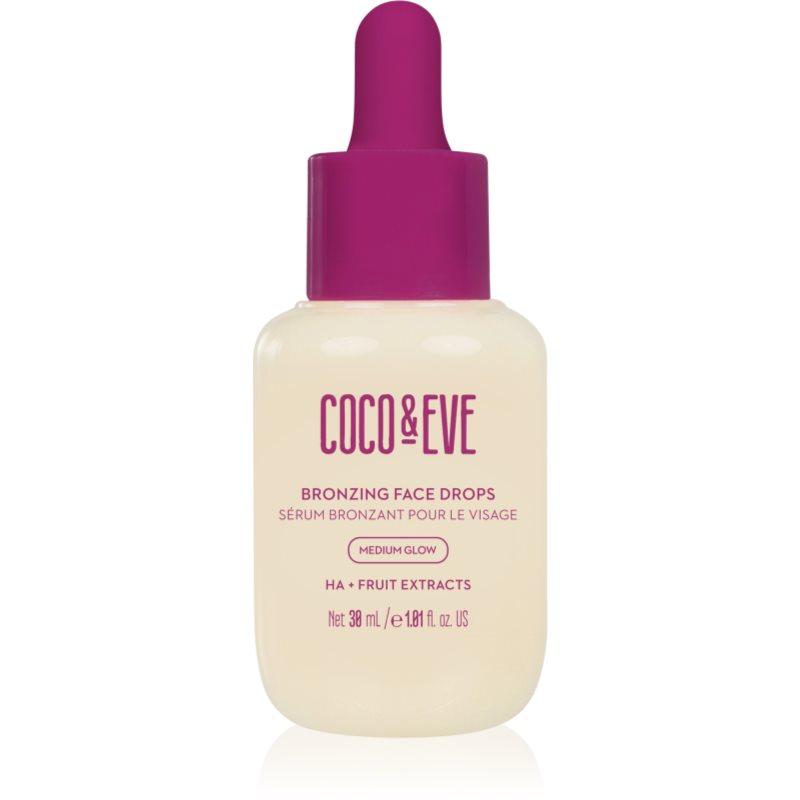 Coco & Eve Sunny Honey Bronzing Face Drops samoopalovací kapky na obličej Medium Glow (new) 30 ml