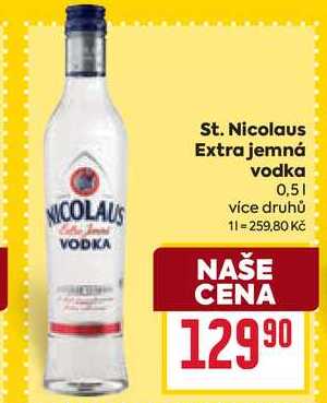 St. Nicolaus Extra jemná vodka 0,5l