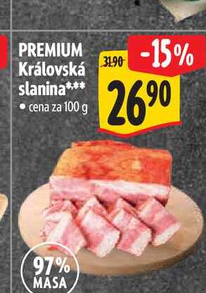 PREMIUM  Královská slanina 100 g