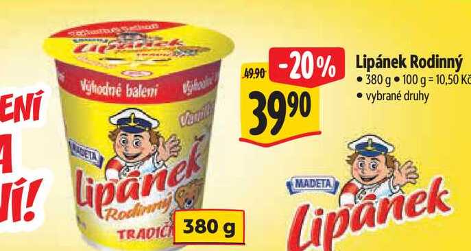 Lipánek Rodinný  380 g