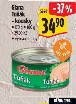 Giana Tuňák - kousky 170 g 