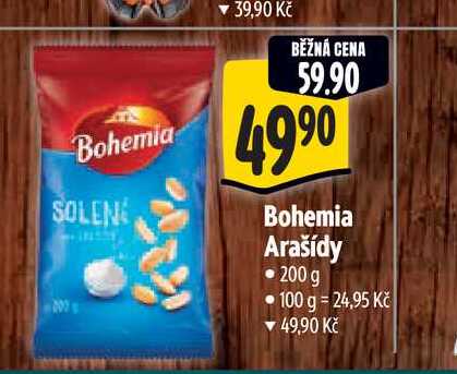   Bohemia Arašídy 200 g 
