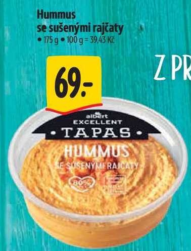 Hummus se sušenými rajčaty, 175 g