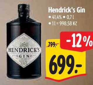 Hendrick's Gin, 0,7 l