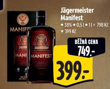 Jägermeister Manifest, 0,5 l