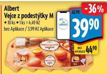 Albert Vejce z podestýlky M, 10 ks 