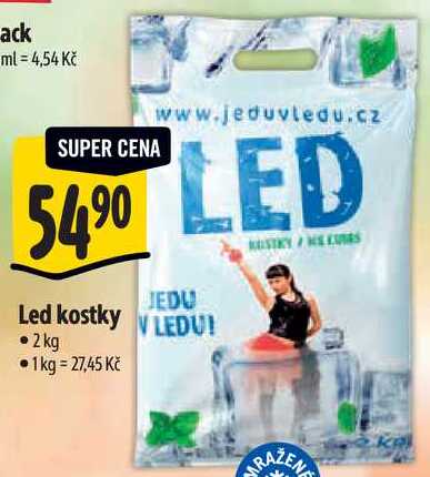 Led kostky, 2 kg
