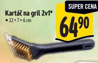 Kartáč na gril 2v1