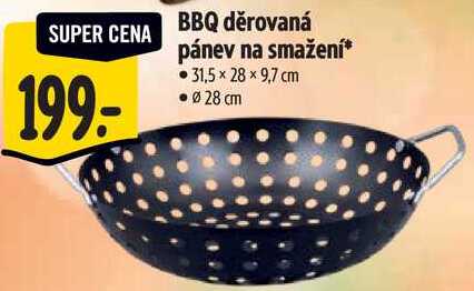 BBQ děrovaná pánev na smažení