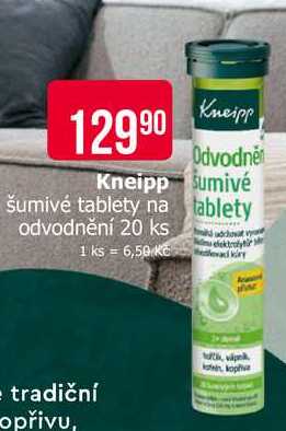 Kneipp Sumivé tablety šumivé tablety na odvodnění 20 ks 