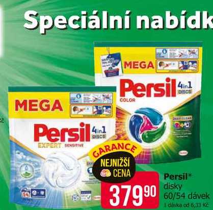 Persil disky 60 dávek