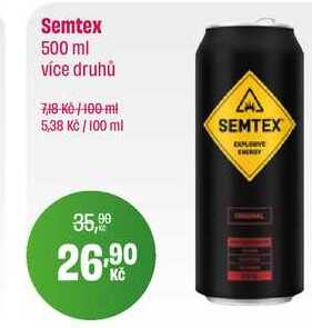 Semtex 500 ml více druhů 