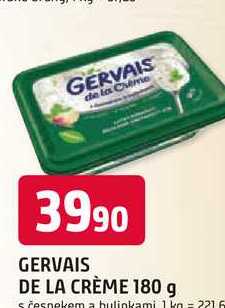 GERVAIS DE LA CRÈME 180 g s česnekem a bylinkami 