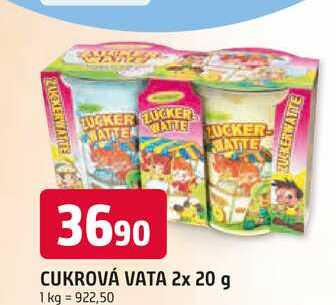CUKROVÁ VATA 2x 20 g 