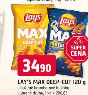 LAY'S MAX DEEP-CUT 120 g 