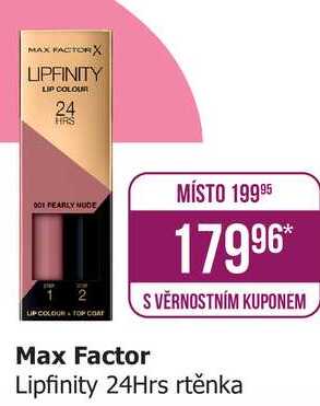Max Factor Lipfinity 24Hrs rtěnka