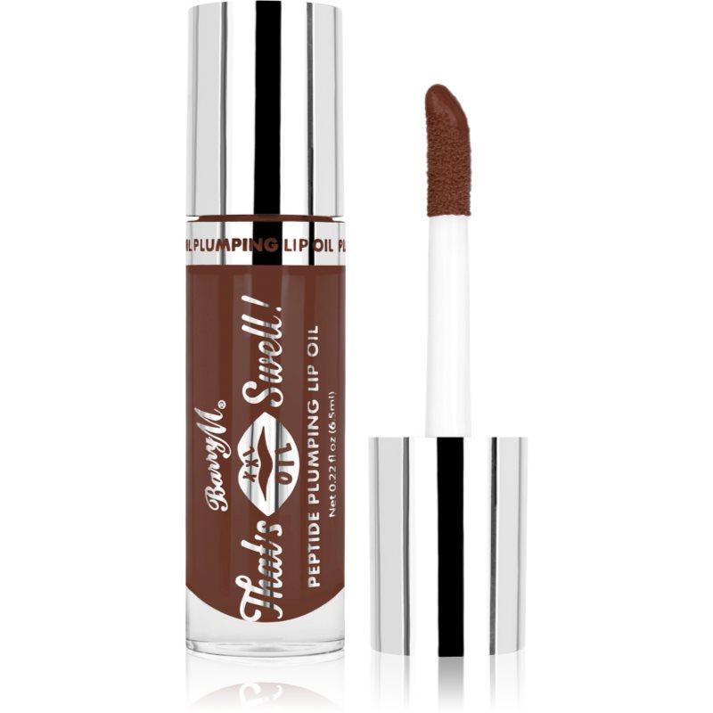Barry M That's Swell! Peptide Plumping Lip Oil olej na rty pro objem odstín Hazelnut Haze 6.5 ml