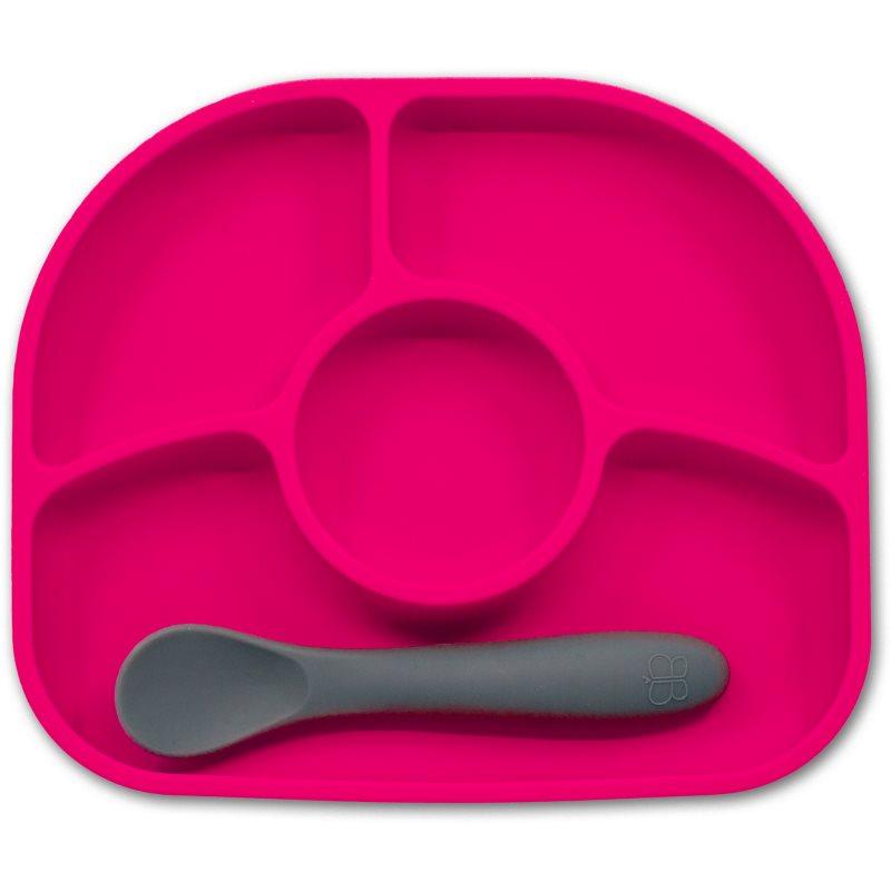 BBLÜV Yümi dělený talíř Pink 1 ks