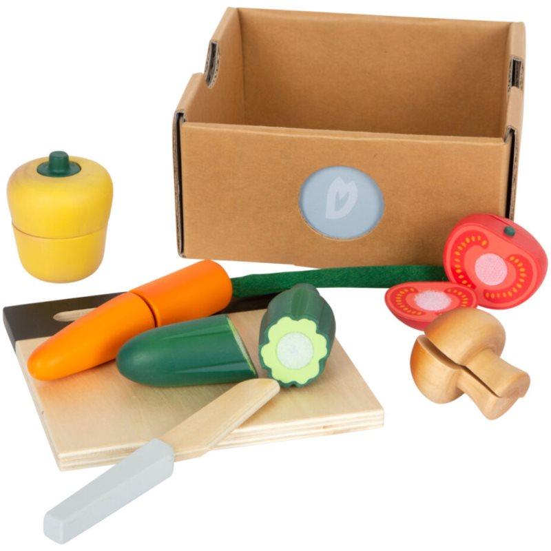 Small foot Cuttable Vegetable Set sada hraček ze dřeva 3 y+ 1 ks