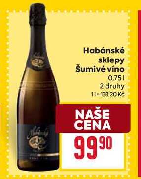 Habánské sklepy Šumivé víno 0,75l