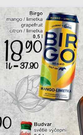 Birgo mango / limetka grapefruit citron / limetka 0,5l