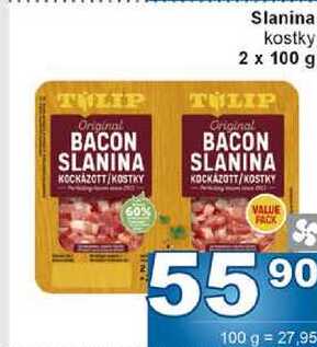 Slanina kostky 2 x 100g