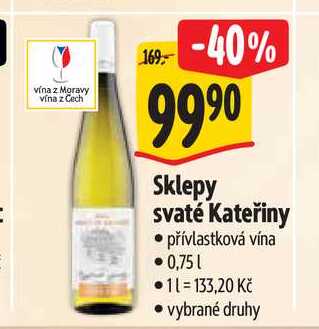  Sklepy svaté Kateřiny 0,75 l