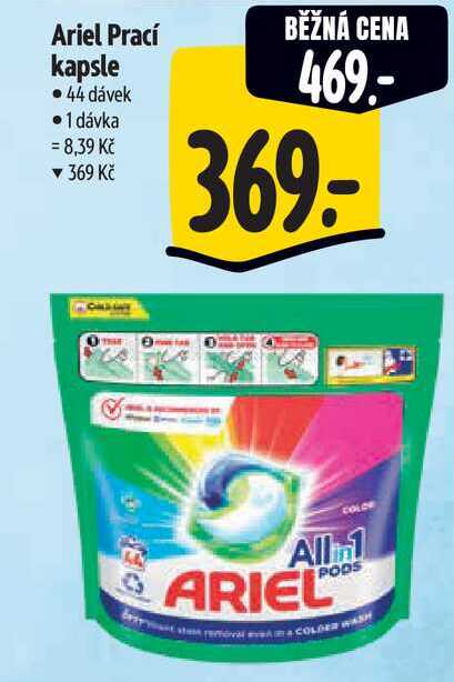 Ariel Prací kapsle  44 dávek  