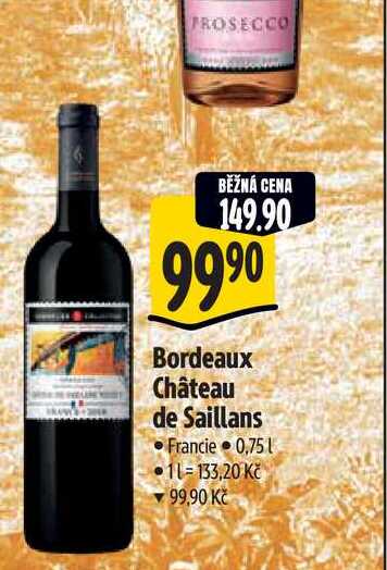  Bordeaux Château de Saillans  0,75 l