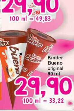 Kinder Bueno original 90 ml 