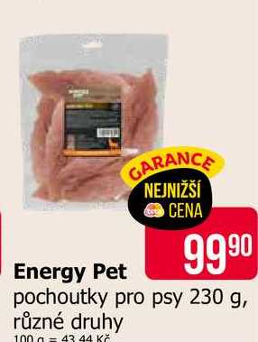 Energy Pet pochoutky pro psy 230 g, různé druhy