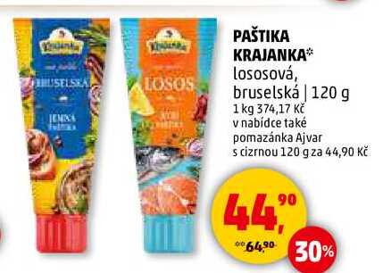 PAŠTIKA KRAJANKA Lososová, bruselská, 120 g
