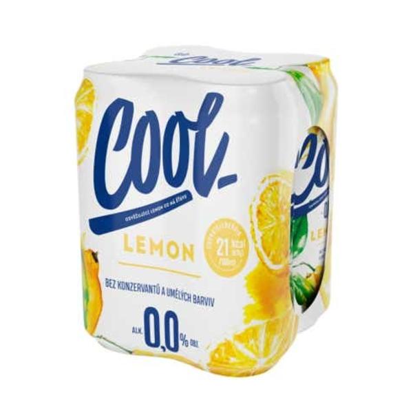 Cool Nealko Lemon, plech multipack 4x0,5l