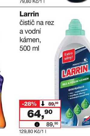 Larrin čistič na rez a vodní kámen, 500 ml 