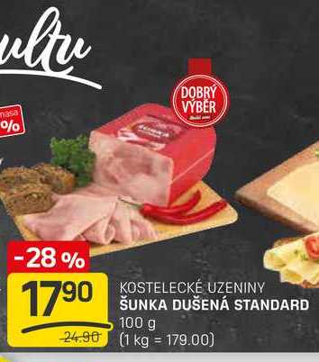 ŠUNKA DUŠENÁ STANDARD 100 g