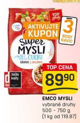 EMCO MYSLI vybrané druhy 500-750 g