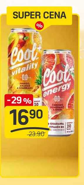 Cool vitality 0,5l, plech