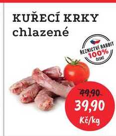 KUŘECÍ KRKY chlazené 1kg 
