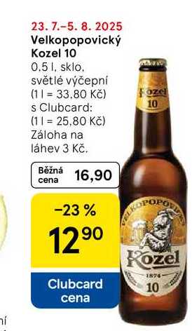 Velkopopovický Kozel 10, 0.5 l