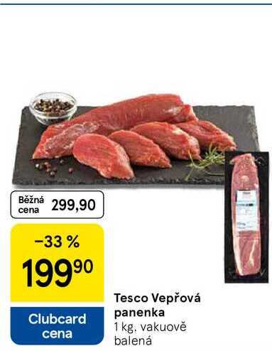 Tesco Vepřová panenka, 1 kg 