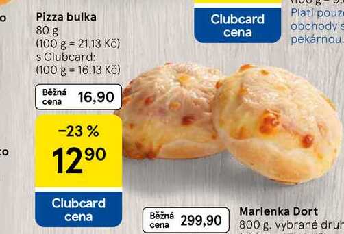 Pizza bulka, 80 g 