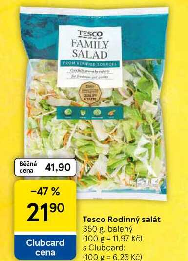 Tesco Rodinný salát, 350 g, balený  